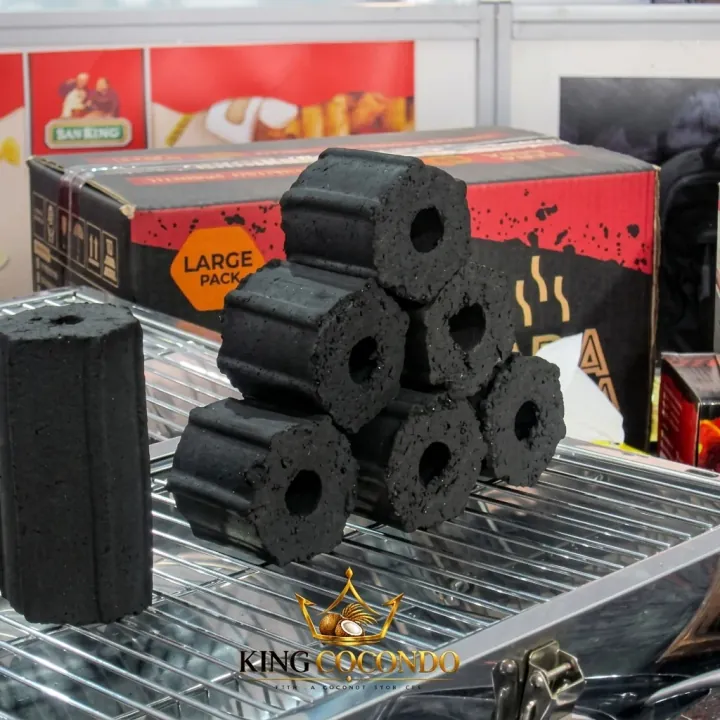 Stacked Hexagon Briquettes